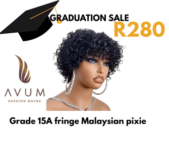 Fringe Malaysian pixie - Avum Fashion Haven