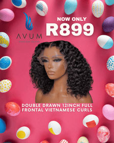 12inch full frontal Vietnamese curls - Avum Fashion Haven