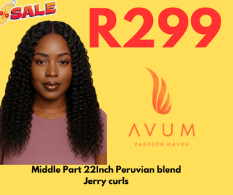 3way 22inch Peruvian blend Jerry curls - Avum Fashion Haven