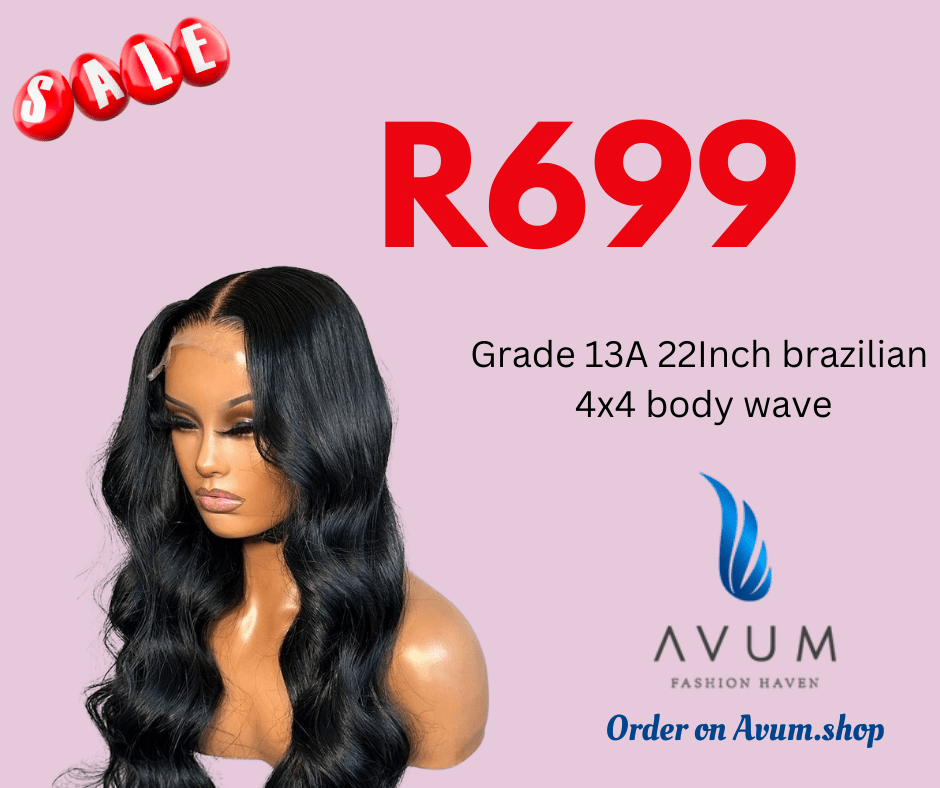 4x4 brazilian 22inch body wave - Avum Fashion Haven