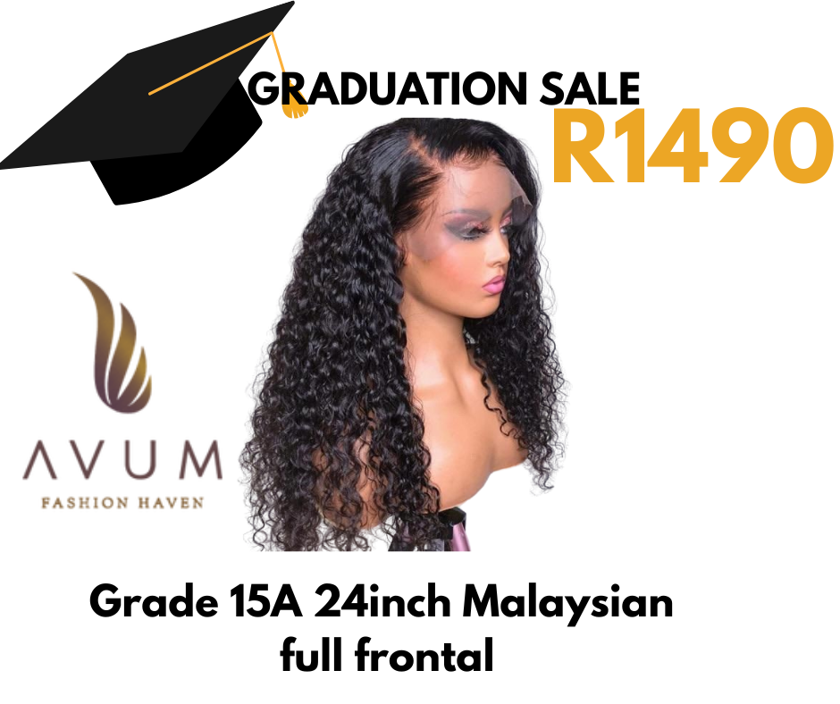 24inch full frontal Malaysian curls