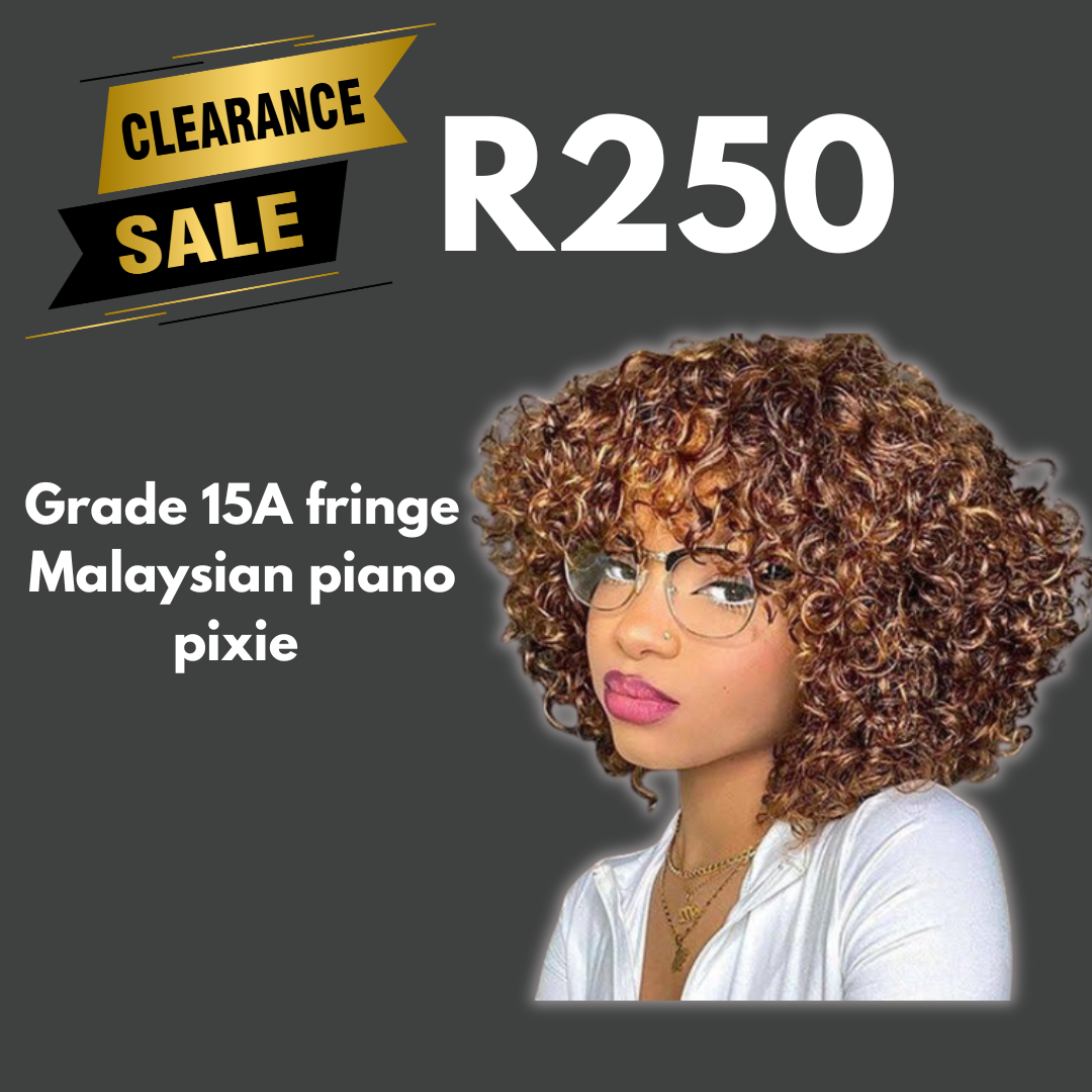 Piano fringe Malaysian pixie