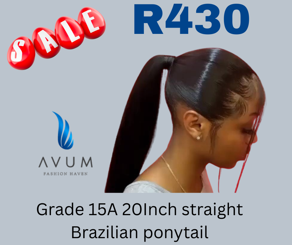 Straight 20inch ponytail