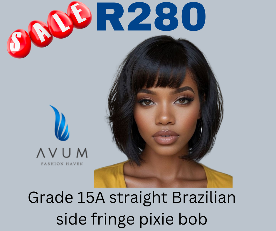 Side fringe pixie bob