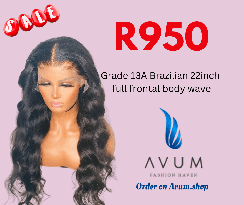 Full frontal 13A 22Inch body wave - Avum Fashion Haven