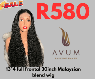 Full frontal 30inch Malaysian blend - Avum Fashion Haven